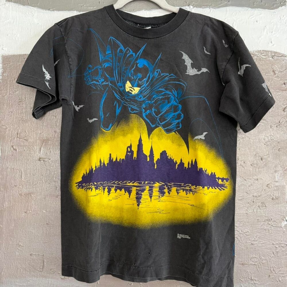 1995 vintage Batman AOP single stitch